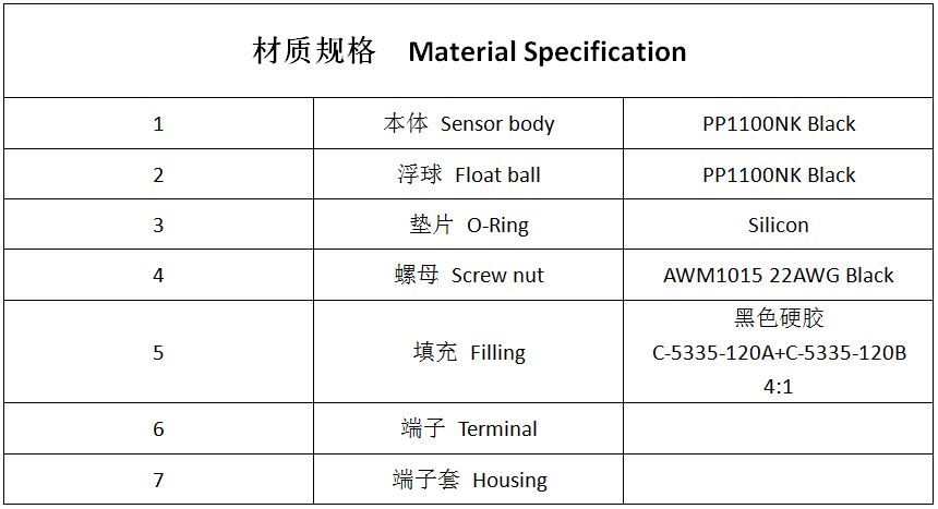 YZ-1 液位傳感器 浮球開(kāi)關(guān)
