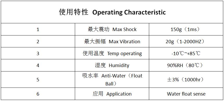 YZ-8 液位傳感器 浮球開關
